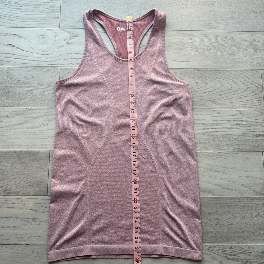 Zyia Active Poppy Charged Racerback Pink Tank Top Medium - Picture 7 of 8